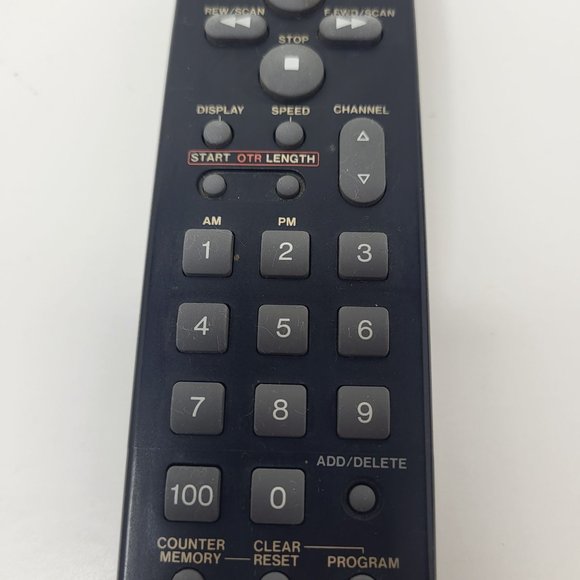 GE OEM VSQS1362 TV/VCR Remote‎ Control for VKFS0938 Cleaned &Tested - Picture 3 of 14
